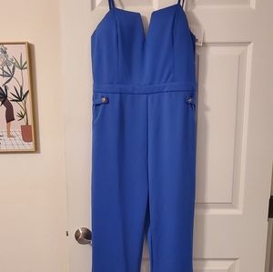 Blue Flare Jumpsuit